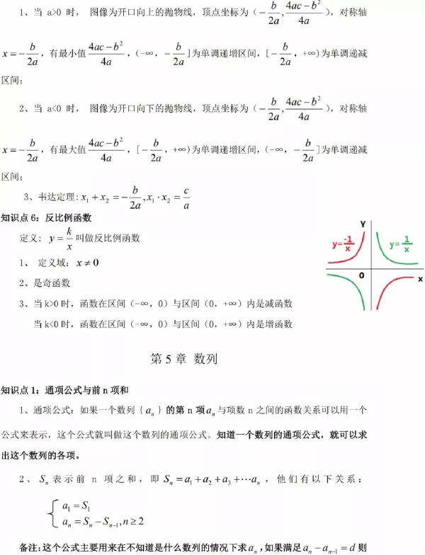 成人高考數(shù)學知識點有哪些？知識點歸納匯總！-6