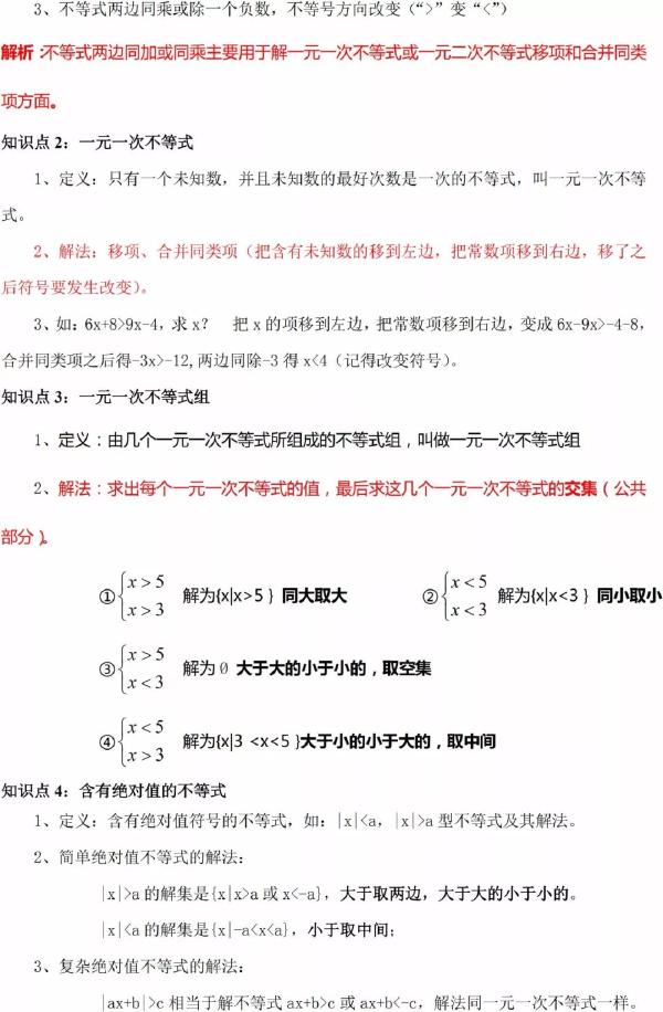 成人高考數(shù)學知識點有哪些？知識點歸納匯總！-2