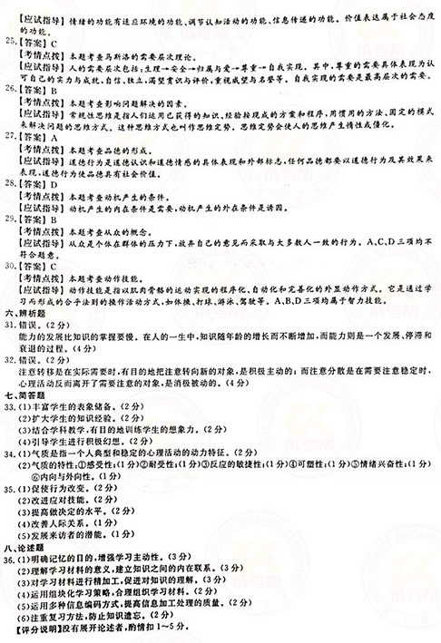 2021年成人高考專(zhuān)升本教育理論真題及答案!-8 2021年成人高考專(zhuān)升本教育理論真題及答案!-8
