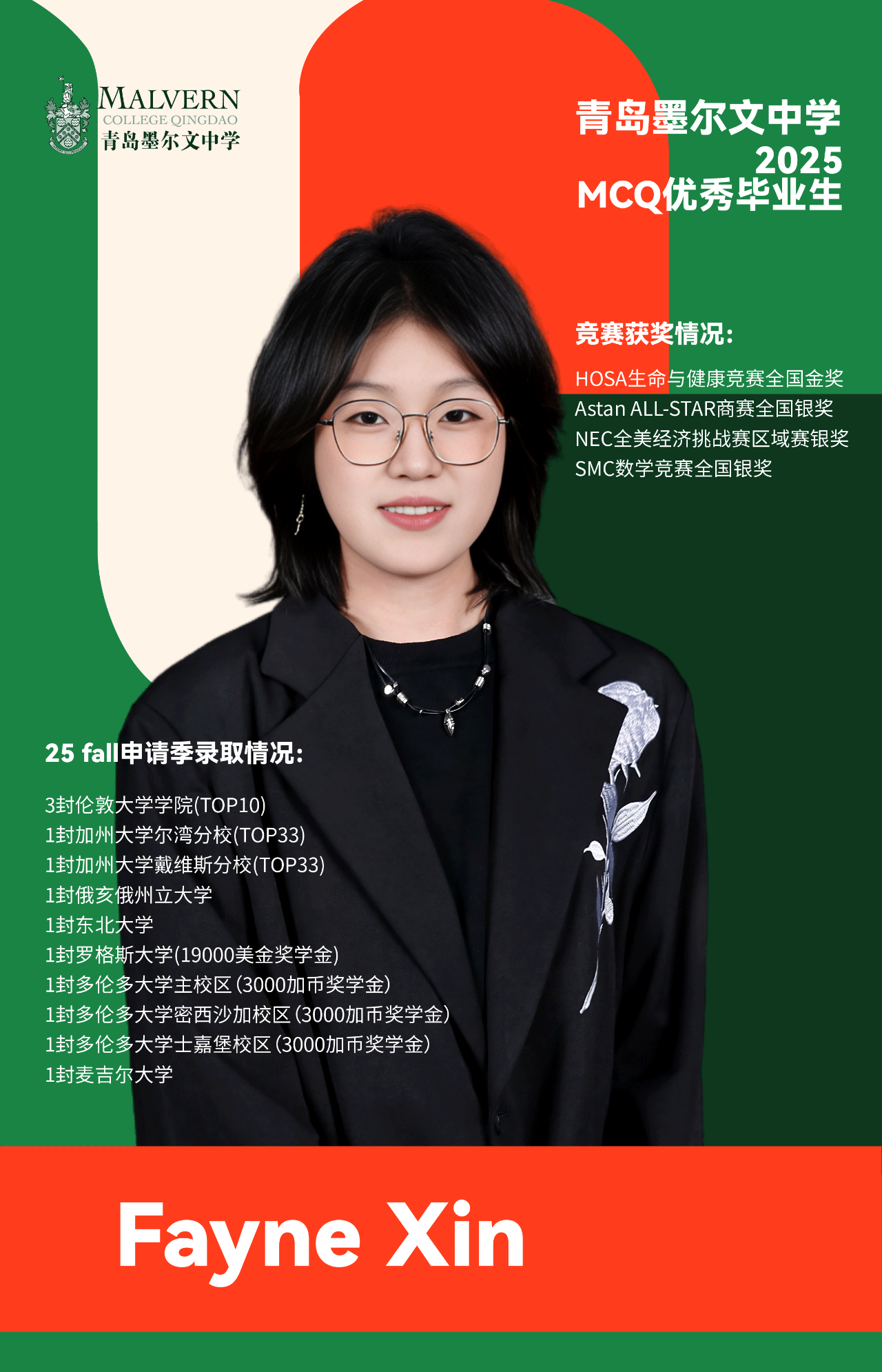 專訪｜狂攬12封世界名校OFFER、18w+獎學(xué)金，轉(zhuǎn)軌成功的她有話說！