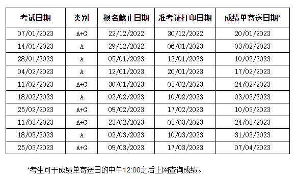 2023年撫州雅思報(bào)名時間
